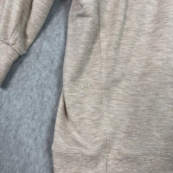 Lululemon Heathered Cashew Seek Stillness Hoodie Pullover Size L/XL - Picture 9 of 10